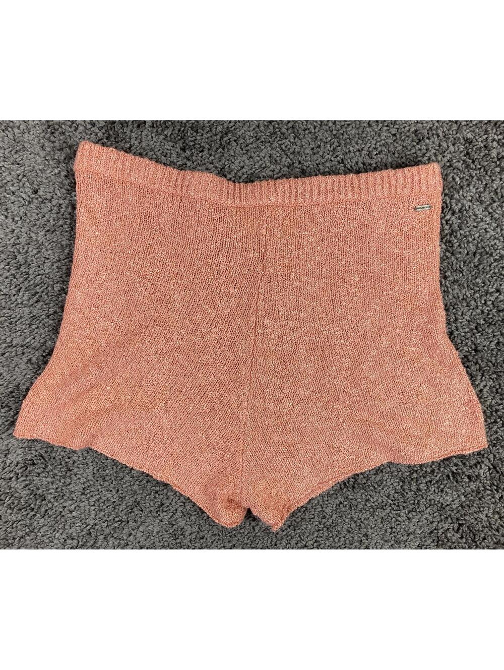 O'Neill Women’s Camden Knit Lounge Shorts Rose Peach Soft Beach Casual Sz Large